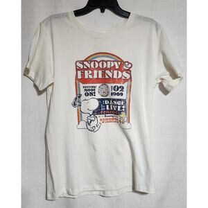 snoopy & friend's faded graphic men's large